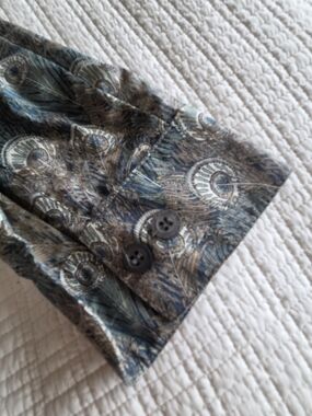 Liberty Of London Peacock Feather Print Scarf